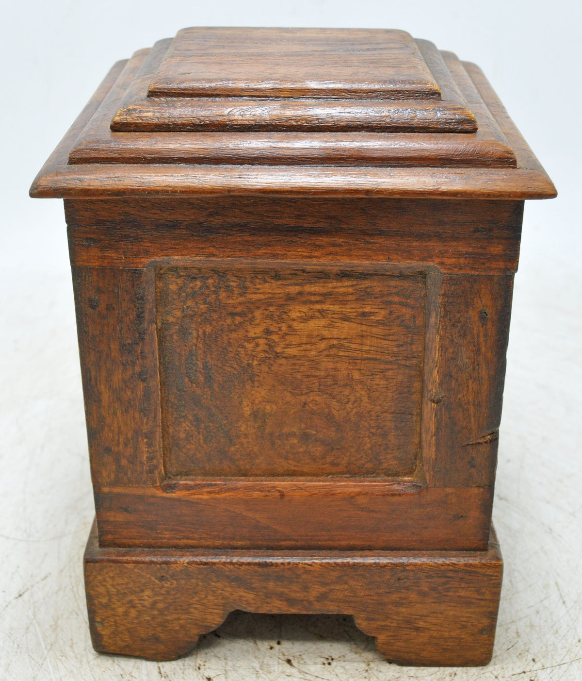 Vintage Wooden Square Storage Chest Box Original Old Hand Crafted