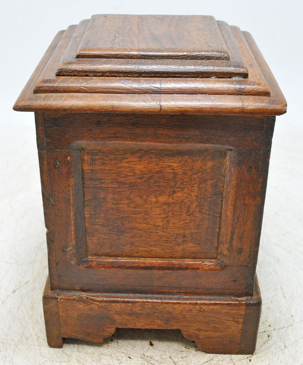 Vintage Wooden Square Storage Chest Box Original Old Hand Crafted