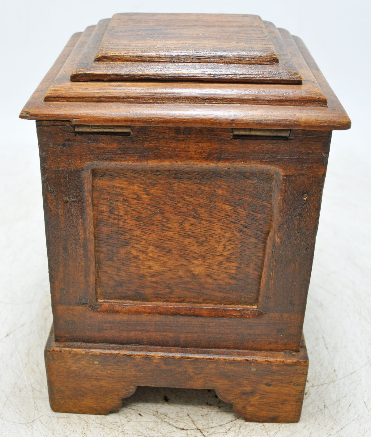Vintage Wooden Square Storage Chest Box Original Old Hand Crafted