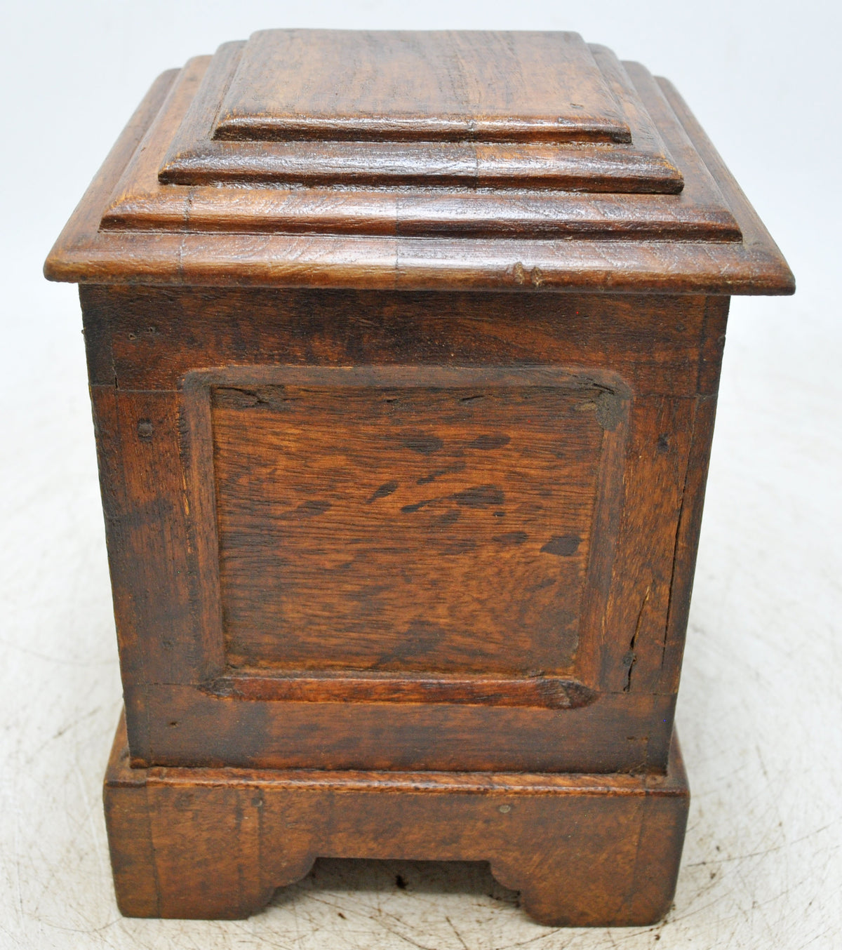 Vintage Wooden Square Storage Chest Box Original Old Hand Crafted