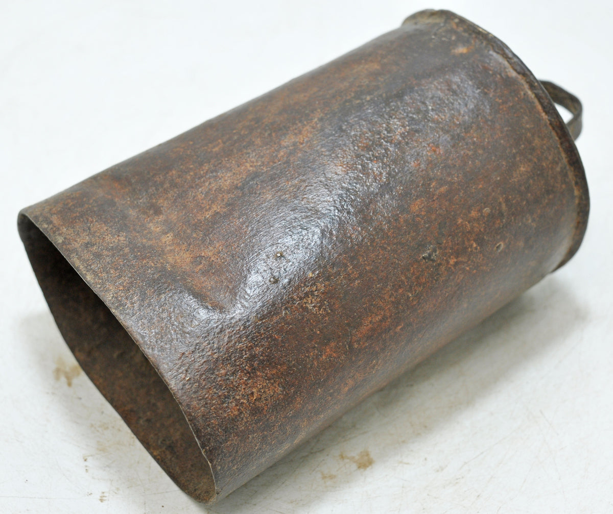 Antique Iron Animals Cow Bell Original Old Hand Crafted Engraved