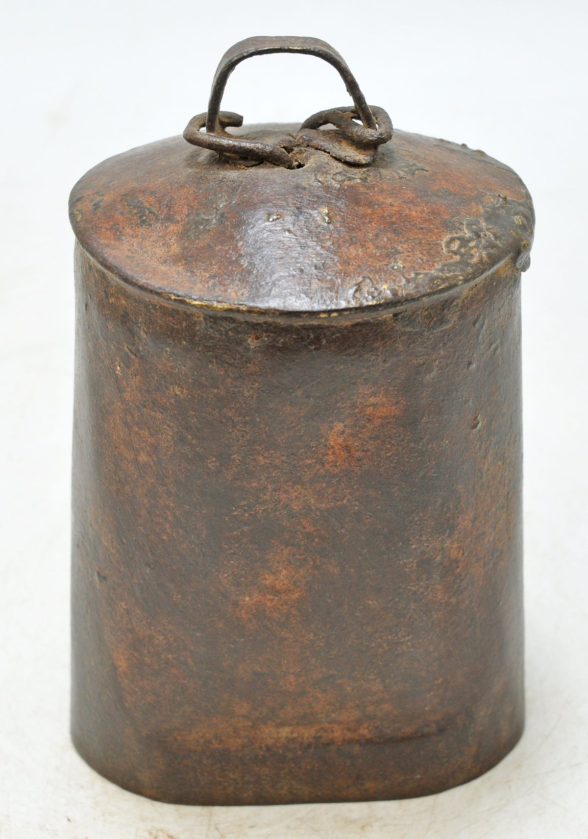 Antique Iron Animals Cow Bell Original Old Hand Crafted Engraved