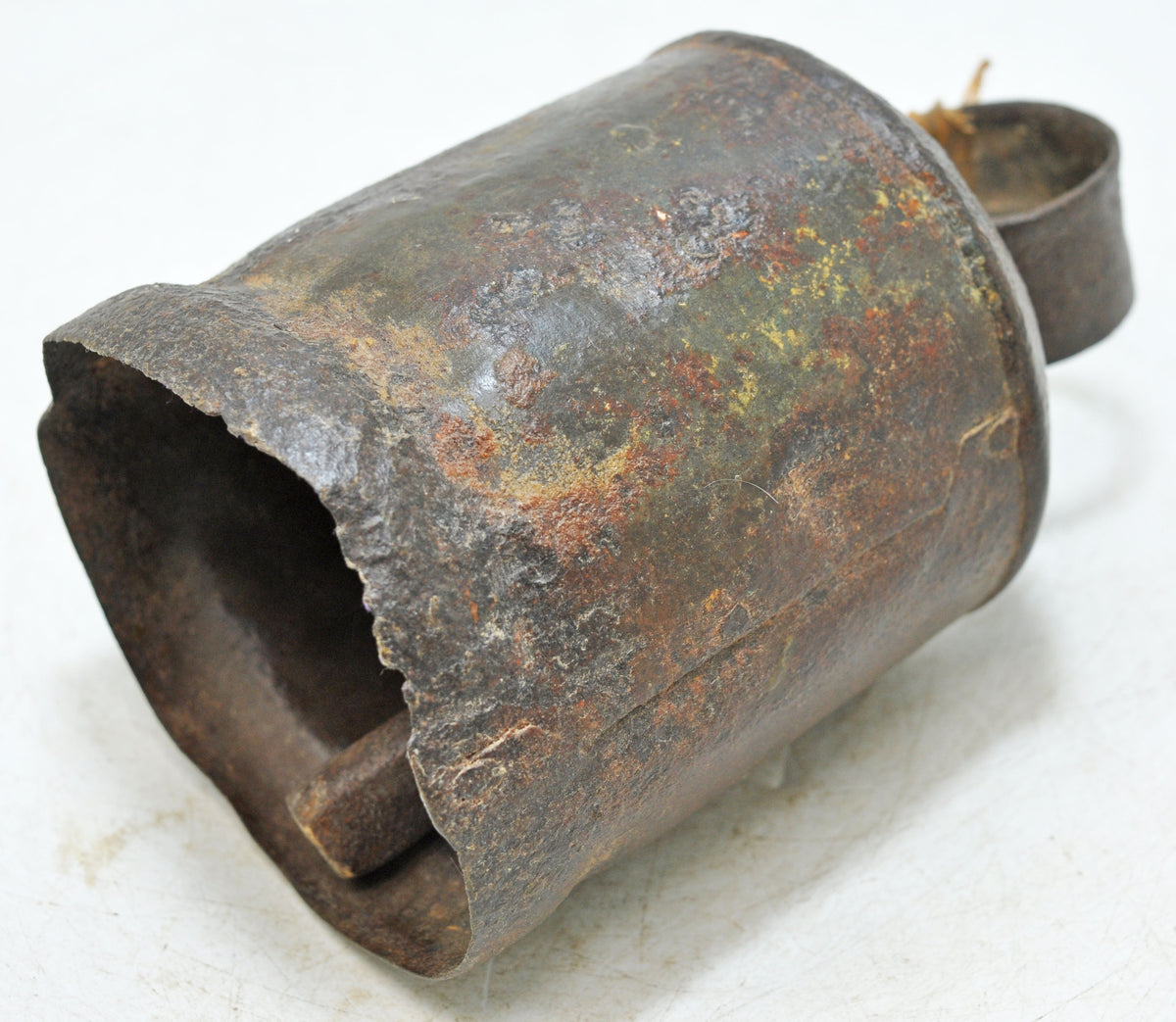 Antique Iron Animals Cow Bell Original Old Hand Crafted Engraved