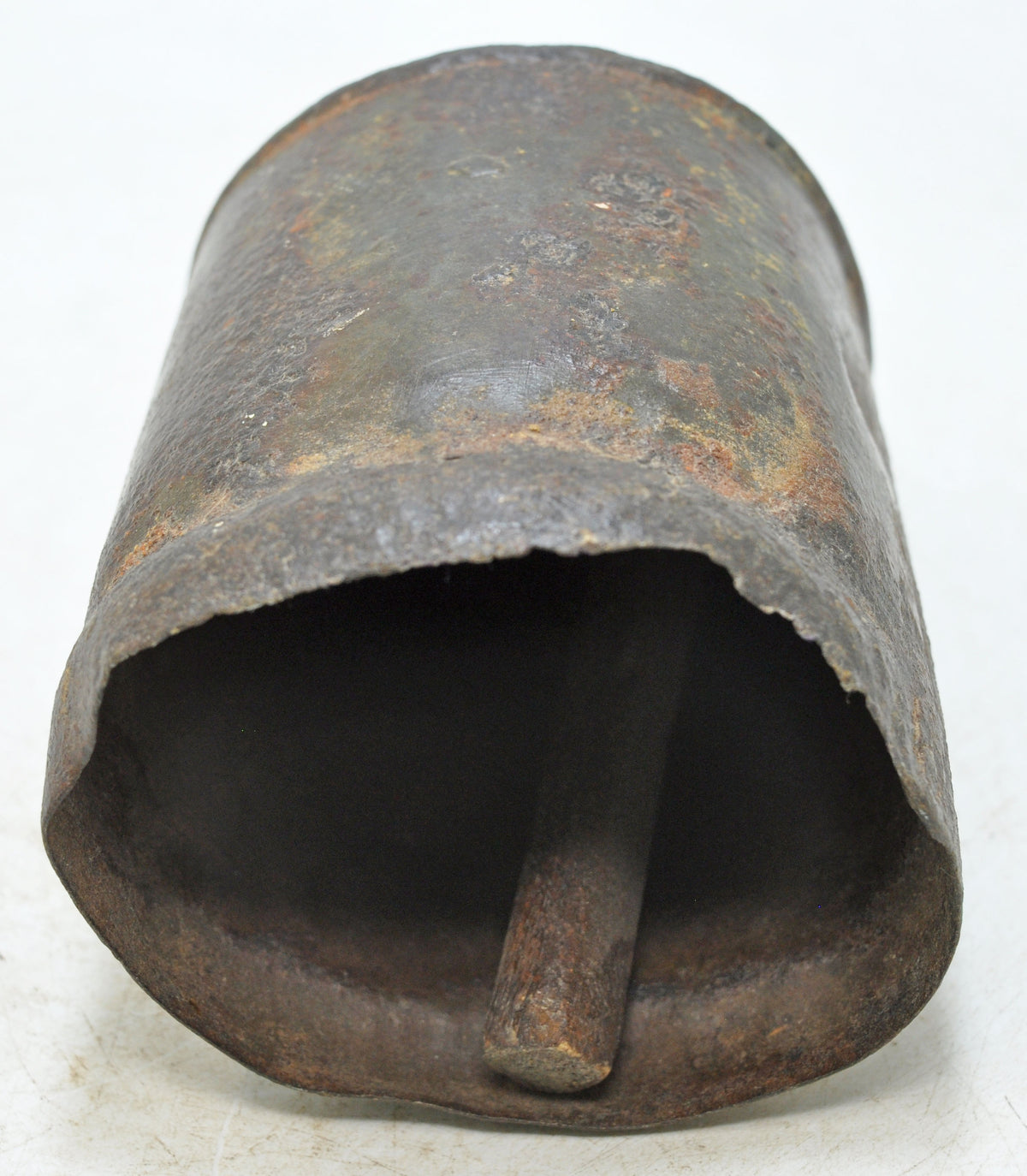 Antique Iron Animals Cow Bell Original Old Hand Crafted Engraved