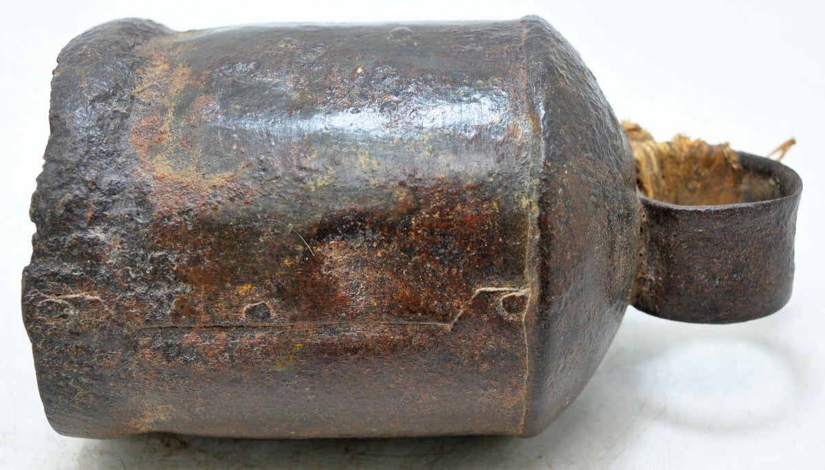 Antique Iron Animals Cow Bell Original Old Hand Crafted Engraved