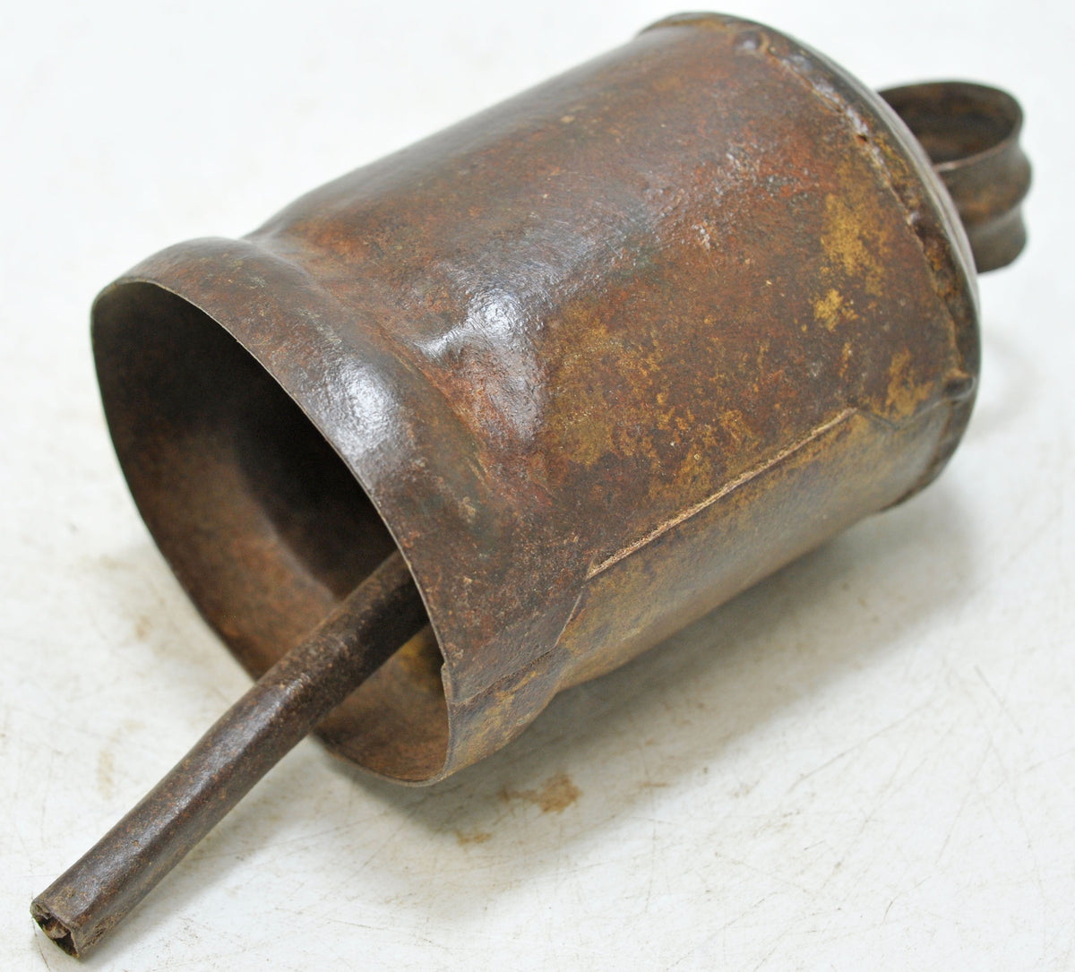 Antique Iron Animals Cow Bell Original Old Hand Crafted Engraved