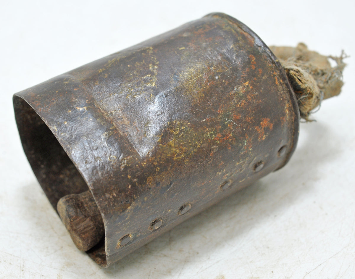 Antique Iron Animals Cow Bell Original Old Hand Crafted Engraved