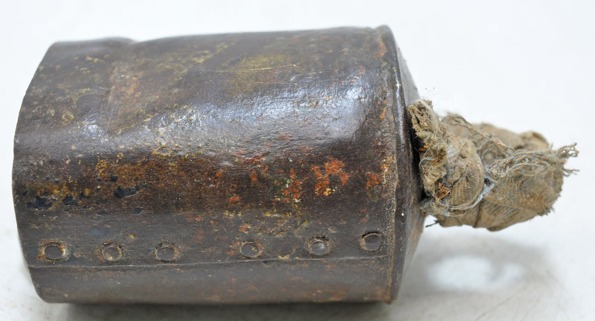Antique Iron Animals Cow Bell Original Old Hand Crafted Engraved