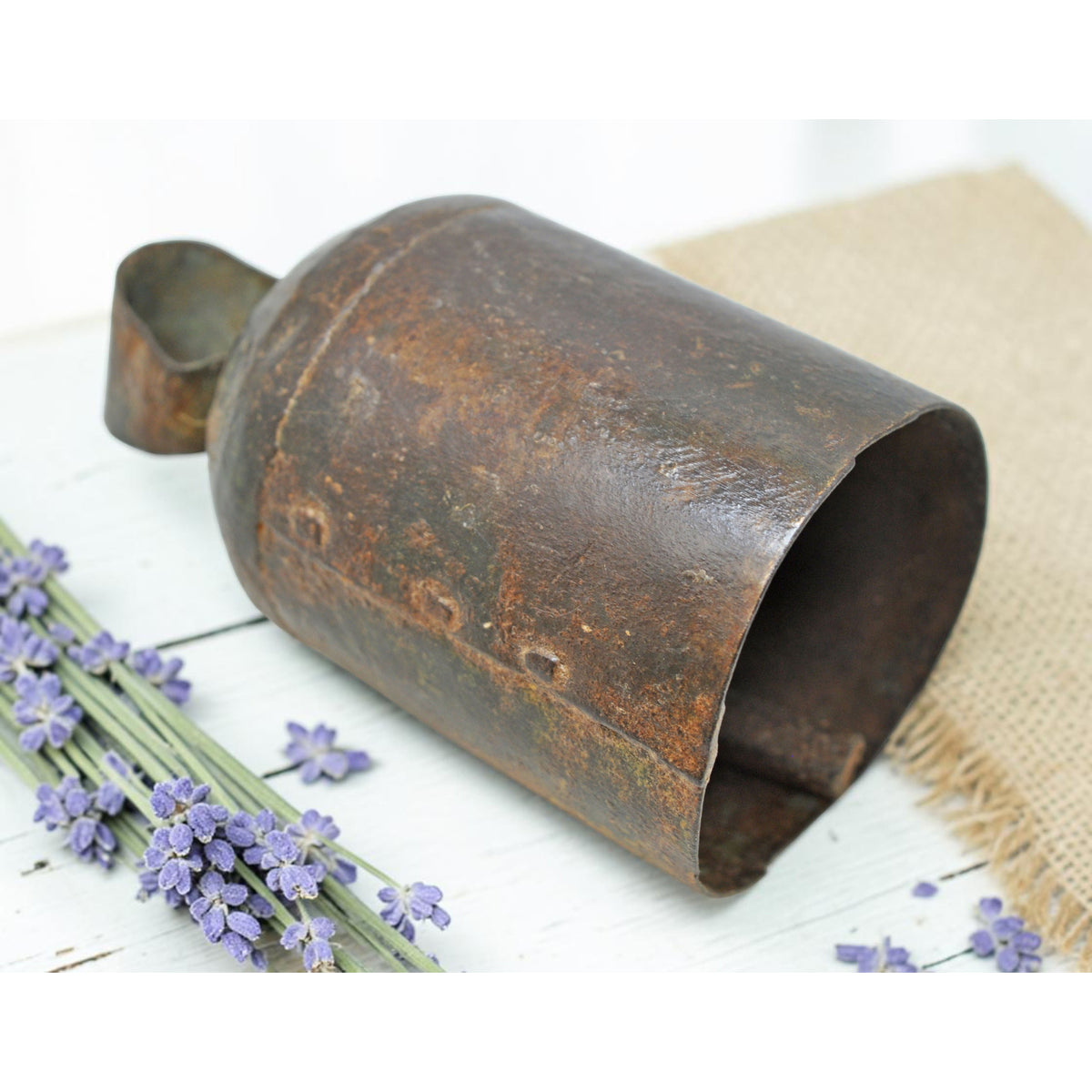 Antique Iron Animals Cow Bell Original Old Hand Crafted Engraved