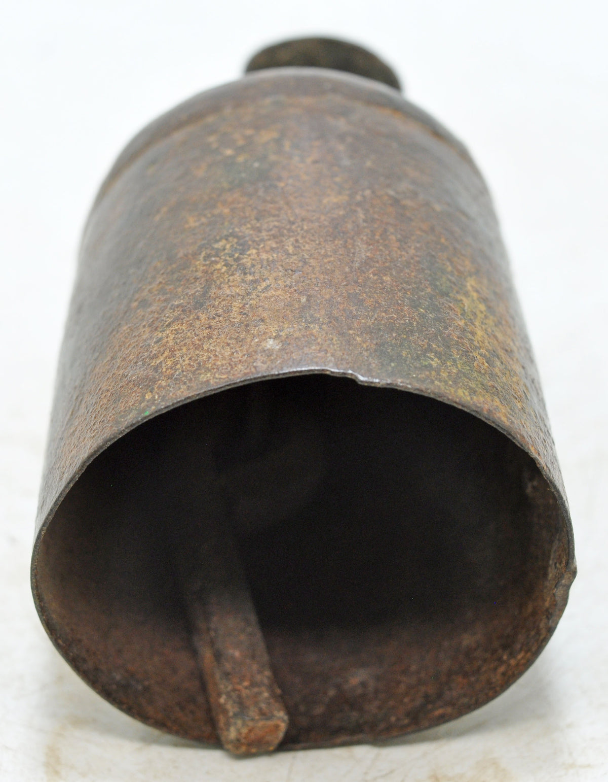 Antique Iron Animals Cow Bell Original Old Hand Crafted Engraved