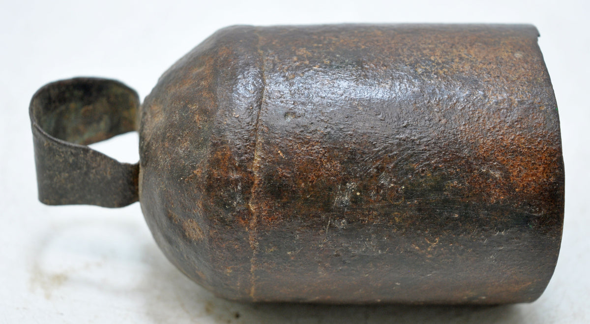 Antique Iron Animals Cow Bell Original Old Hand Crafted Engraved