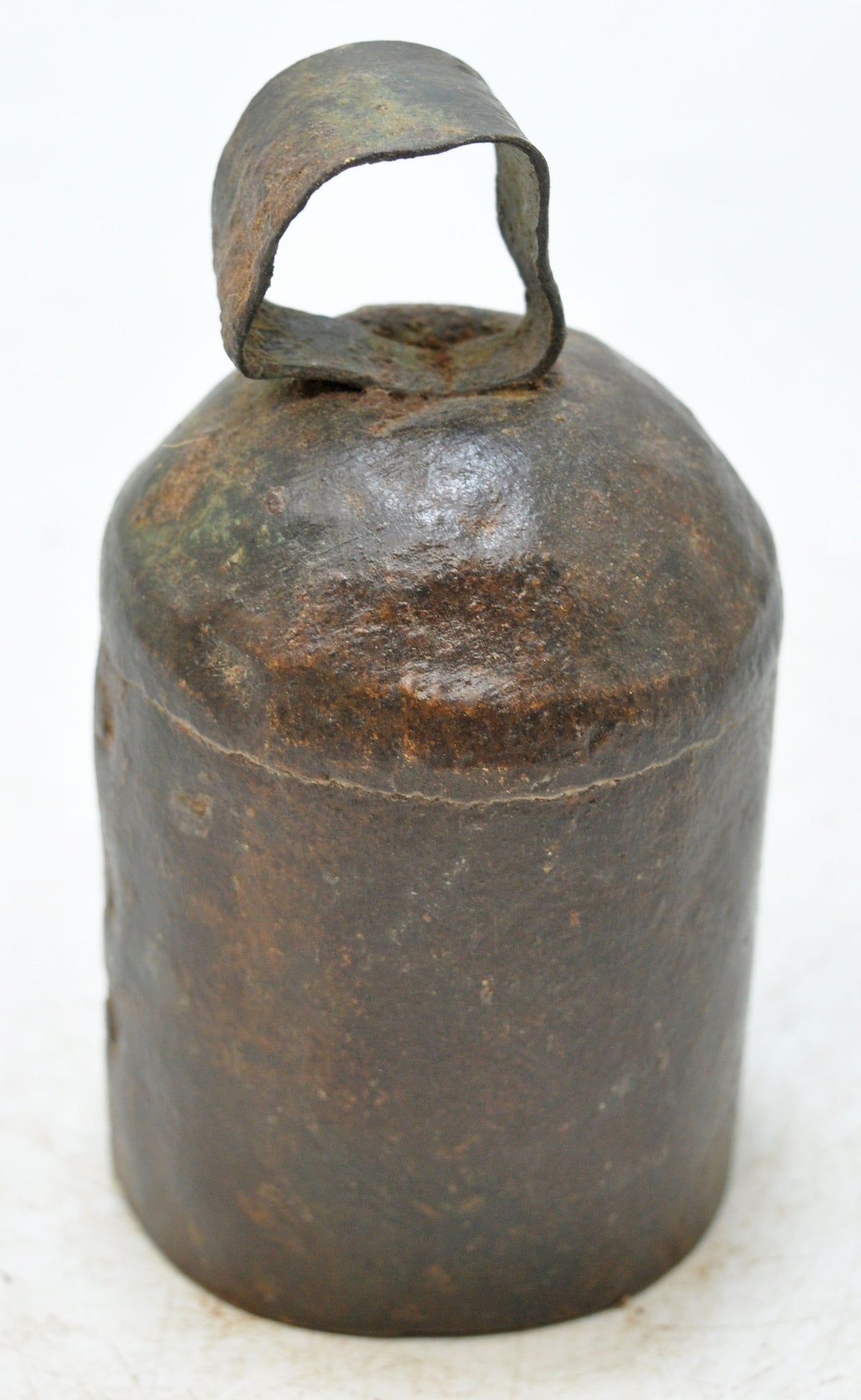 Antique Iron Animals Cow Bell Original Old Hand Crafted Engraved