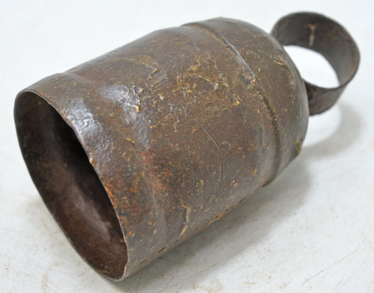 Antique Iron Animals Cow Bell Original Old Hand Crafted Engraved