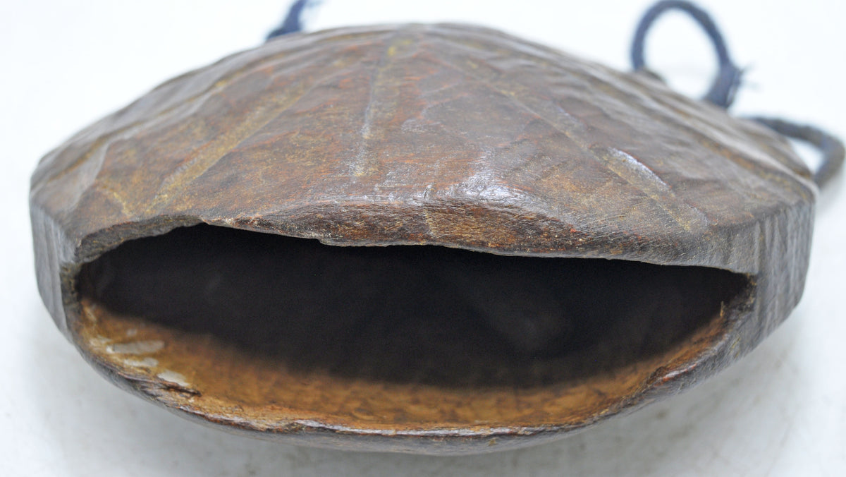 Antique Wooden Animals Cow Bell Original Old Hand Carved