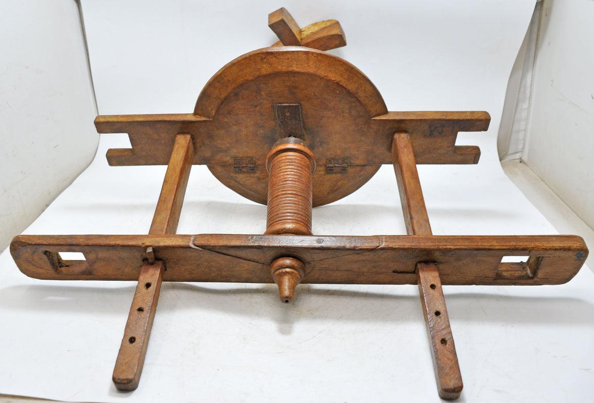 Antique Wooden Large Butter Churner Mathni Original Old Hand Crafted
