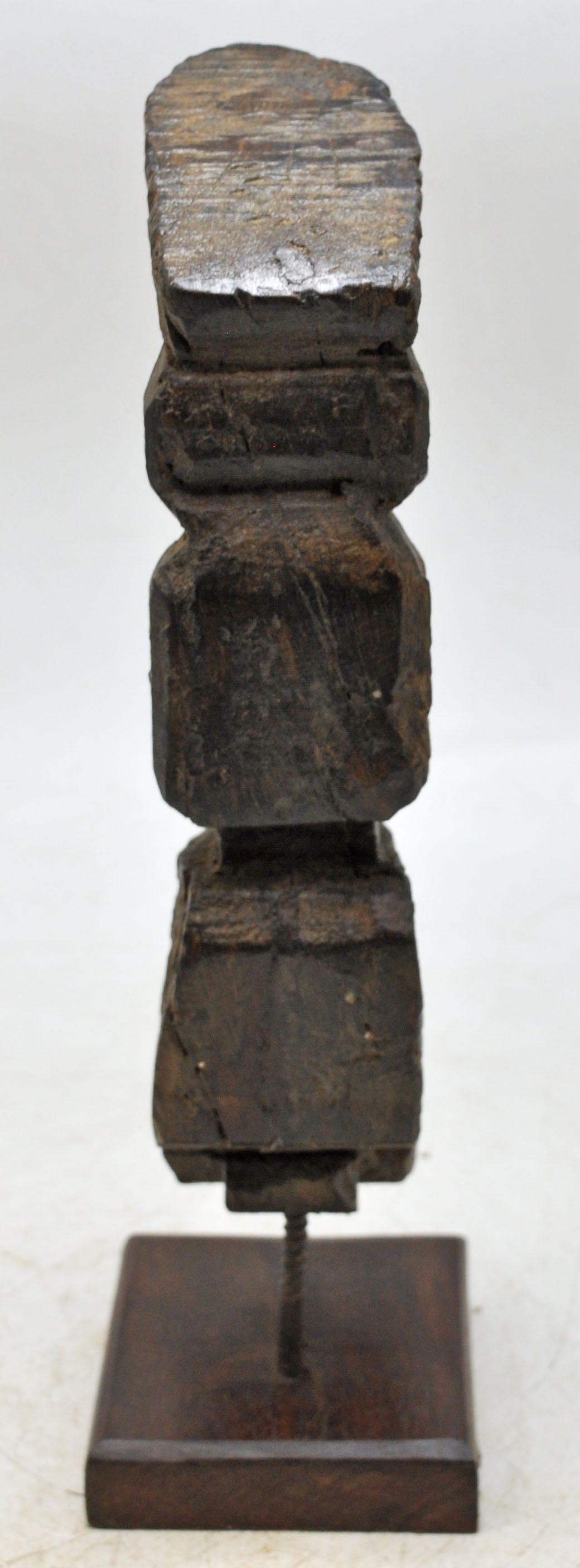 Vintage Wooden Musician Woman Figurine Original Old Fine Hand Carved