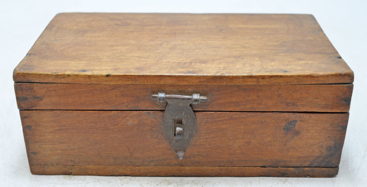 Vintage Wooden Storage box Original Old Hand Crafted