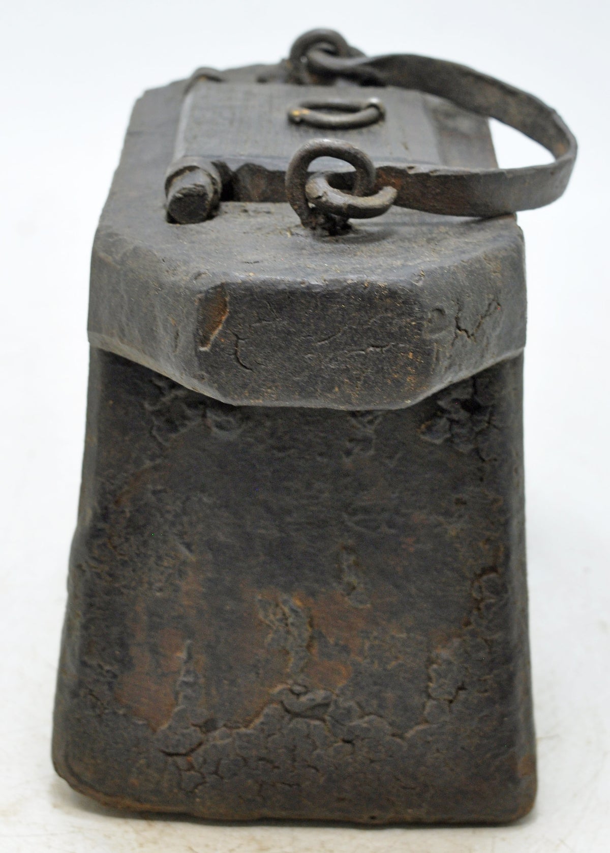 Antique Wooden Lanterns' Oil Pot Original Old Hand Carved