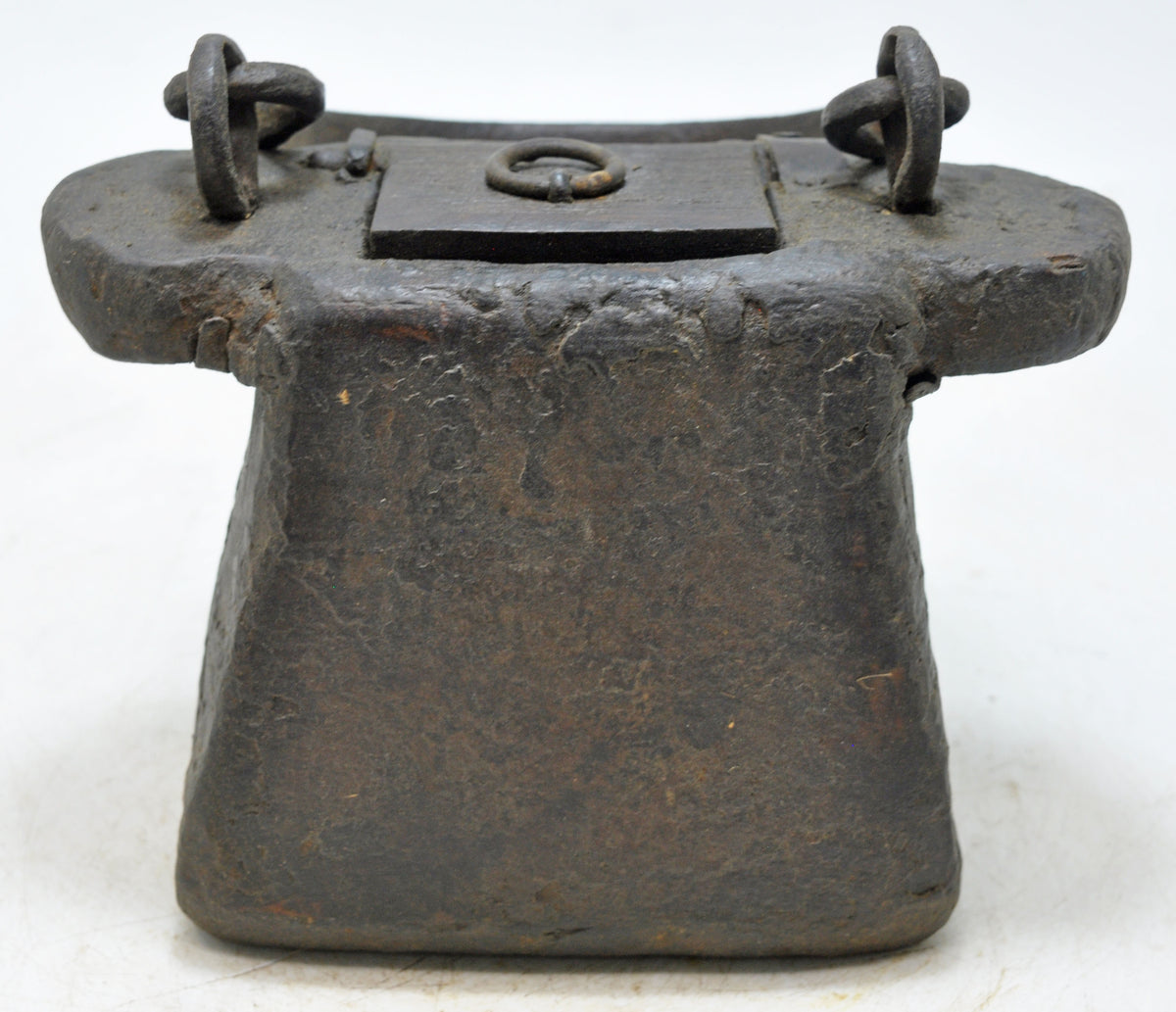 Antique Wooden Lanterns' Oil Pot Original Old Hand Carved
