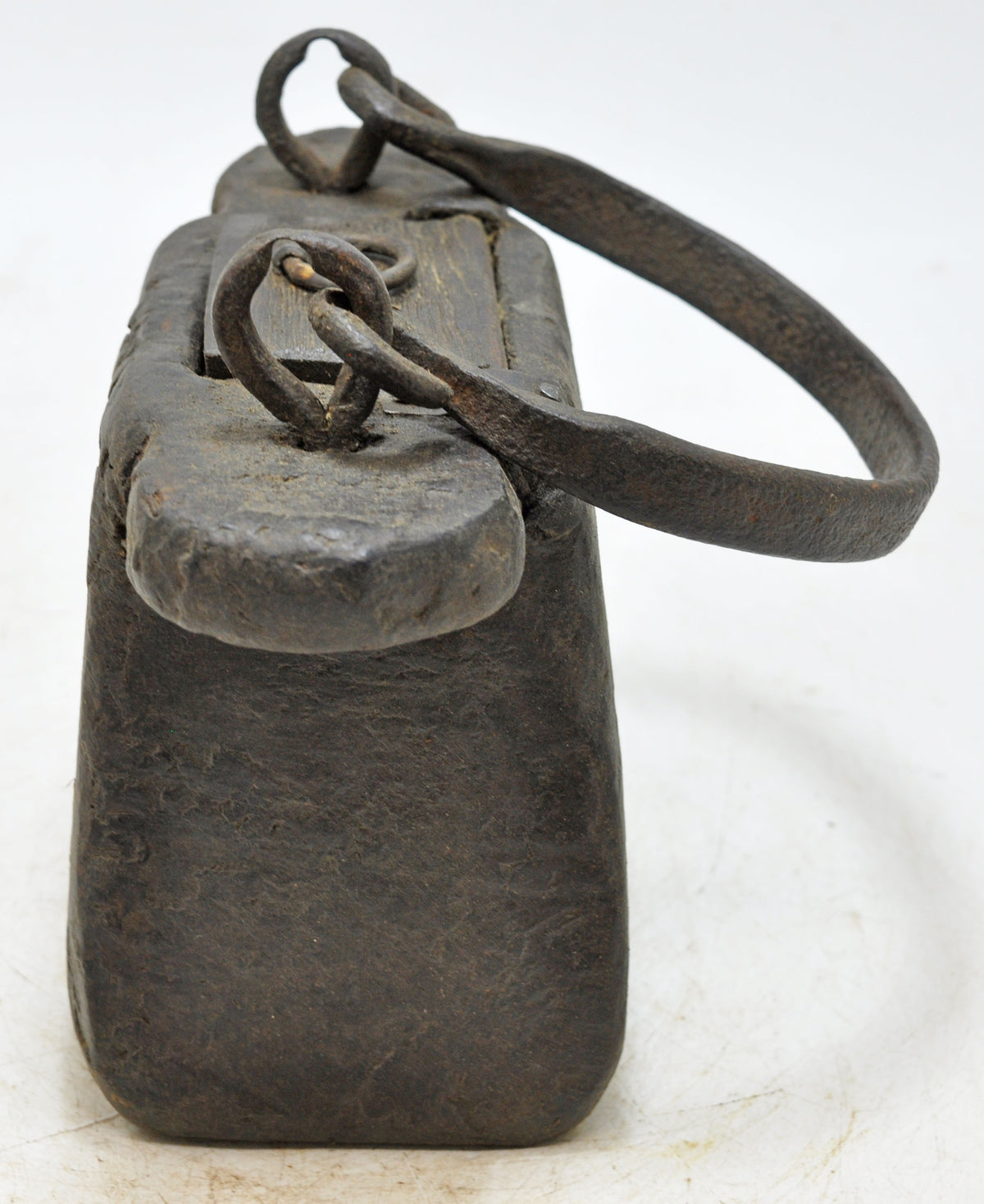 Antique Wooden Lanterns' Oil Pot Original Old Hand Carved