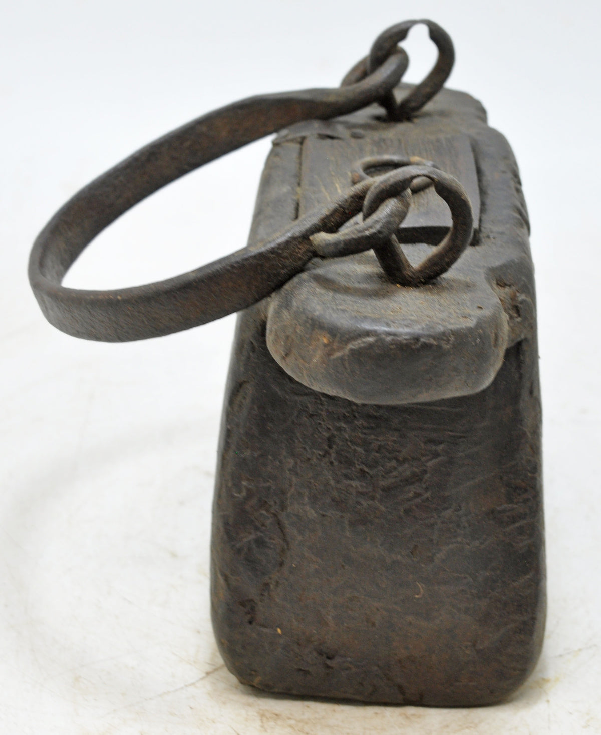 Antique Wooden Lanterns' Oil Pot Original Old Hand Carved