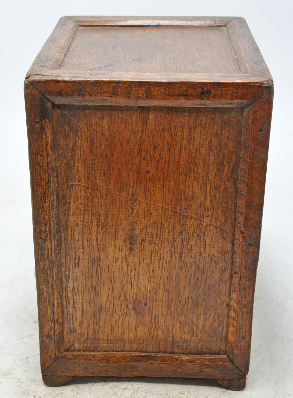 Vintage Wooden 4 Drawers Storage Box Original Old Hand Crafted