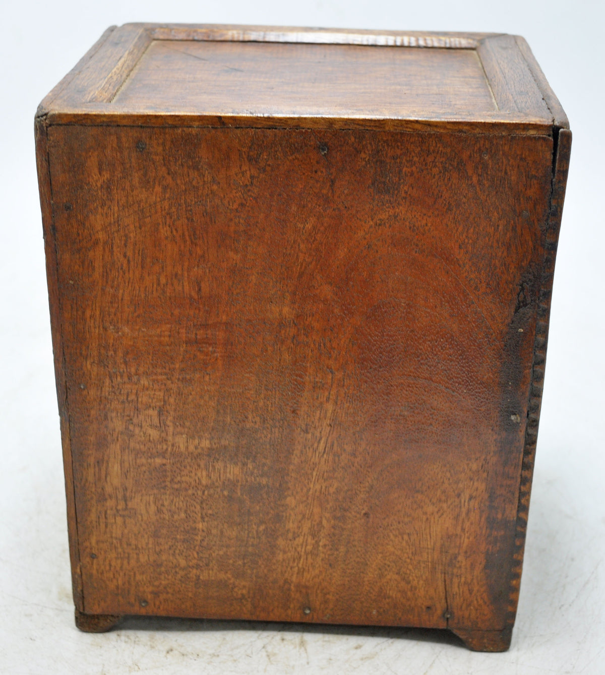 Vintage Wooden 4 Drawers Storage Box Original Old Hand Crafted