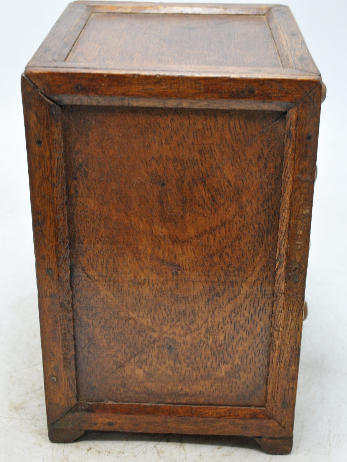 Vintage Wooden 4 Drawers Storage Box Original Old Hand Crafted