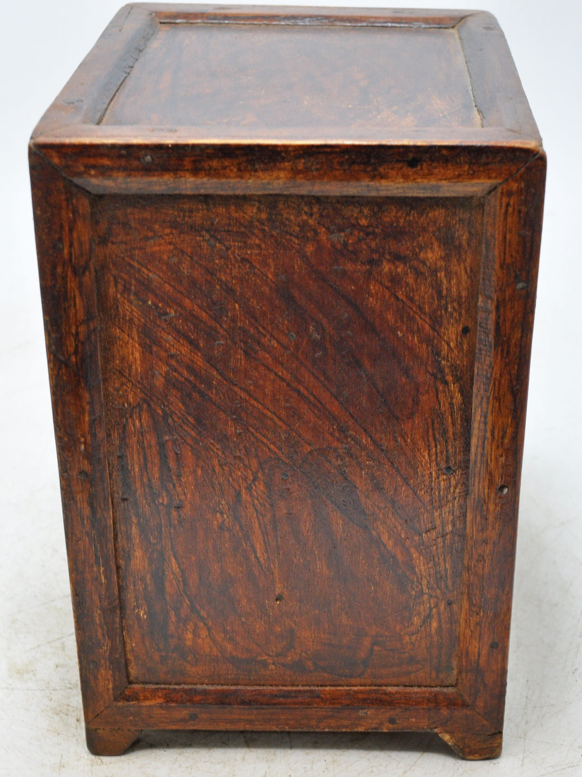 Vintage Wooden 4 Drawers Storage Box Original Old Hand Crafted